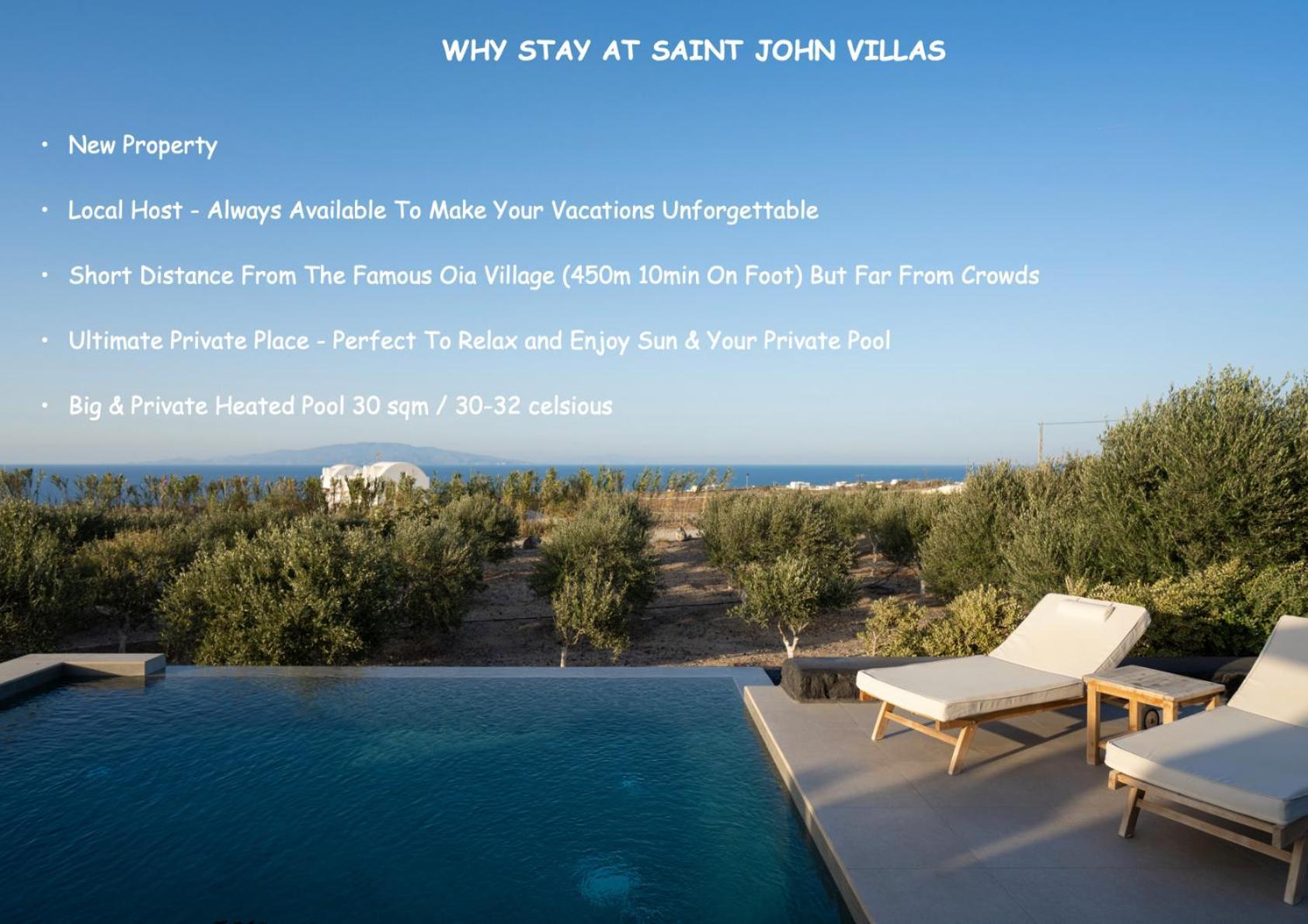Saint John Private Pool Villas Oia By Local Host Exterior foto